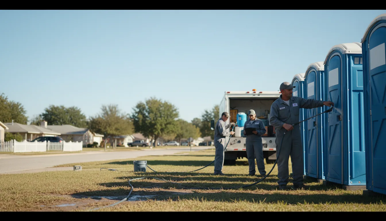 Long-Term Portable Toilet Rental in Leesville, OH near me